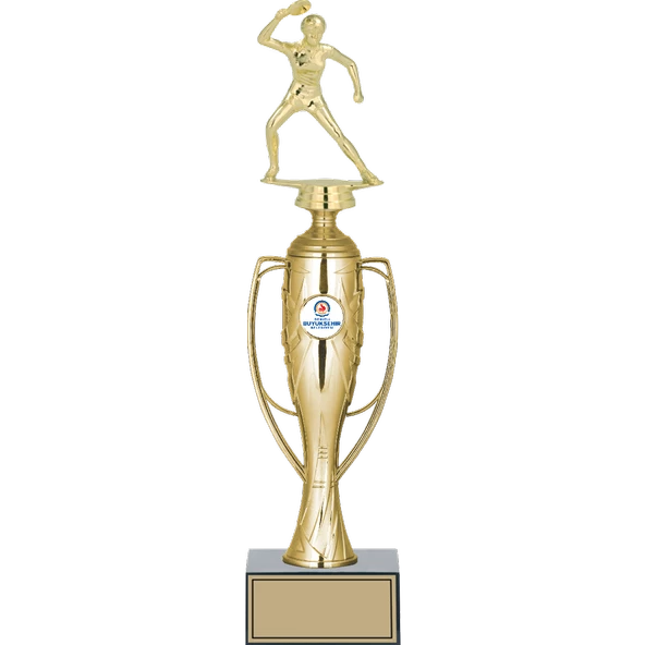 ODAK KUPA - Figürlü Kupalar - Masa Tenisi Kadın Figürlü Kupalar FG-026 C - 38 cm ürün görseli 1