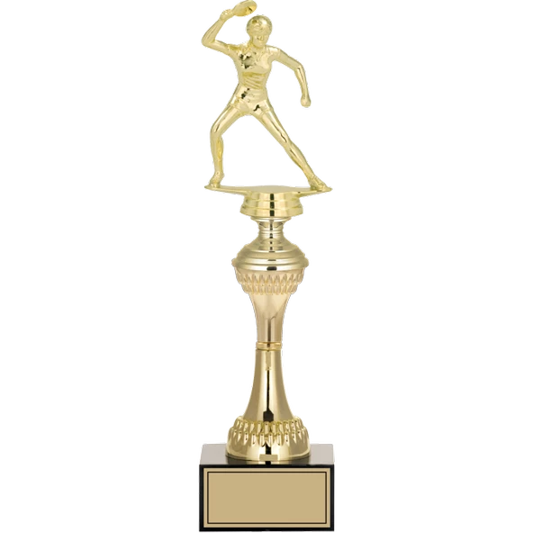 ODAK KUPA - Figürlü Kupalar - Masa Tenisi Kadın Figürlü Kupalar FG-029 B - 34 cm ürün görseli 1
