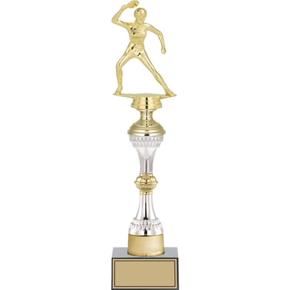ODAK KUPA - Figürlü Kupalar - Masa Tenisi Kadın Figürlü Kupalar FG-032 C - 38 cm ürün görseli 1