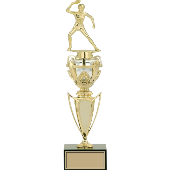 ODAK KUPA - Figürlü Kupalar - Masa Tenisi Kadın Figürlü Kupalar FG-044 C - 37 cm ürün görseli 1