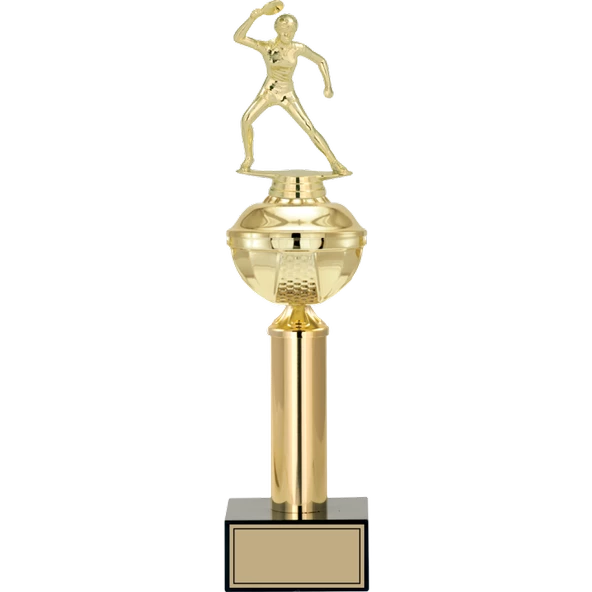 ODAK KUPA - Figürlü Kupalar - Masa Tenisi Kadın Figürlü Kupalar FG-047 B - 40 cm ürün görseli 1