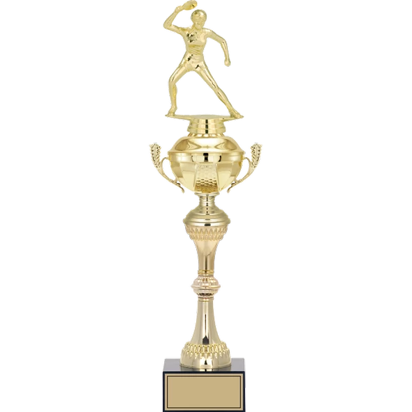 ODAK KUPA - Figürlü Kupalar - Masa Tenisi Kadın Figürlü Kupalar FG-062 B - 46 cm ürün görseli 1