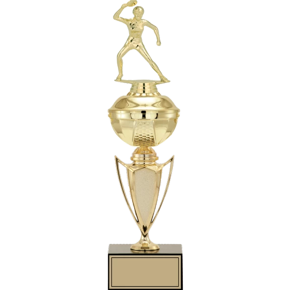 ODAK KUPA - Figürlü Kupalar - Masa Tenisi Kadın Figürlü Kupalar FG-067 C - 40 cm ürün görseli 1