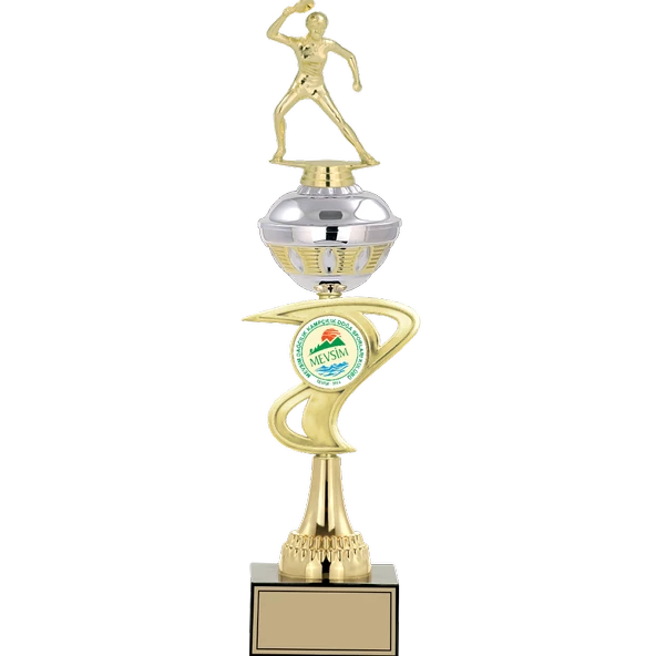 ODAK KUPA - Figürlü Kupalar - Masa Tenisi Kadın Figürlü Kupalar FG-065 B - 45 cm ürün görseli 1