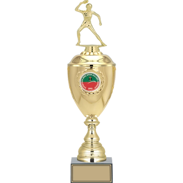 ODAK KUPA - Figürlü Kupalar - Masa Tenisi Kadın Figürlü Kupalar FG-079 C - 46 cm ürün görseli 1