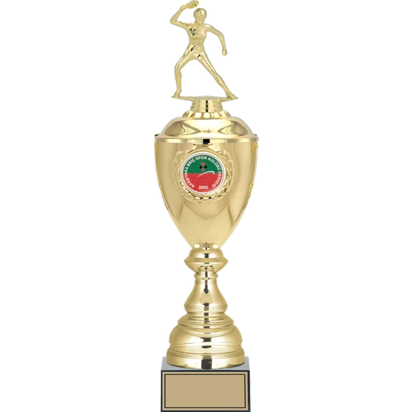 ODAK KUPA - Figürlü Kupalar - Masa Tenisi Kadın Figürlü Kupalar FG-079 A - 49 cm ürün görseli 1