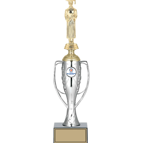 ODAK KUPA - Figürlü Kupalar - Mezuniyet Erkek Figürlü Kupalar FG-025 B - 38 cm ürün görseli 1