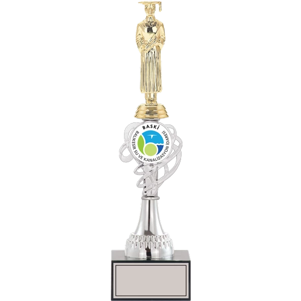 ODAK KUPA - Figürlü Kupalar - Mezuniyet Erkek Figürlü Kupalar FG-034 B - 36 cm ürün görseli 1