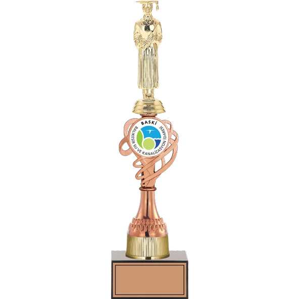 ODAK KUPA - Figürlü Kupalar - Mezuniyet Erkek Figürlü Kupalar FG-036 C - 37 cm ürün görseli 1