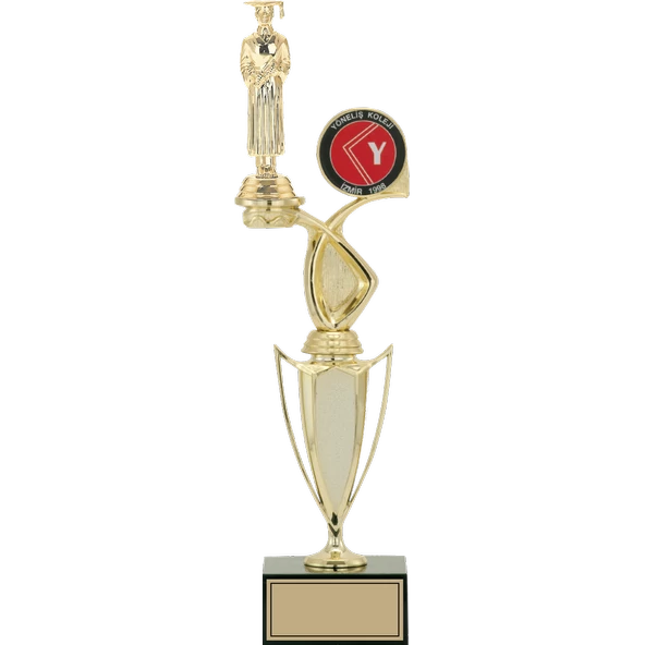 ODAK KUPA - Figürlü Kupalar - Mezuniyet Erkek Figürlü Kupalar FG-043 B - 43 cm ürün görseli 1