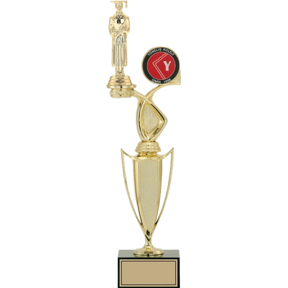 ODAK KUPA - Figürlü Kupalar - Mezuniyet Erkek Figürlü Kupalar FG-043 A - 44 cm ürün görseli 1