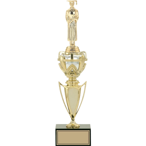 ODAK KUPA - Figürlü Kupalar - Mezuniyet Erkek Figürlü Kupalar FG-044 C - 39 cm ürün görseli 1
