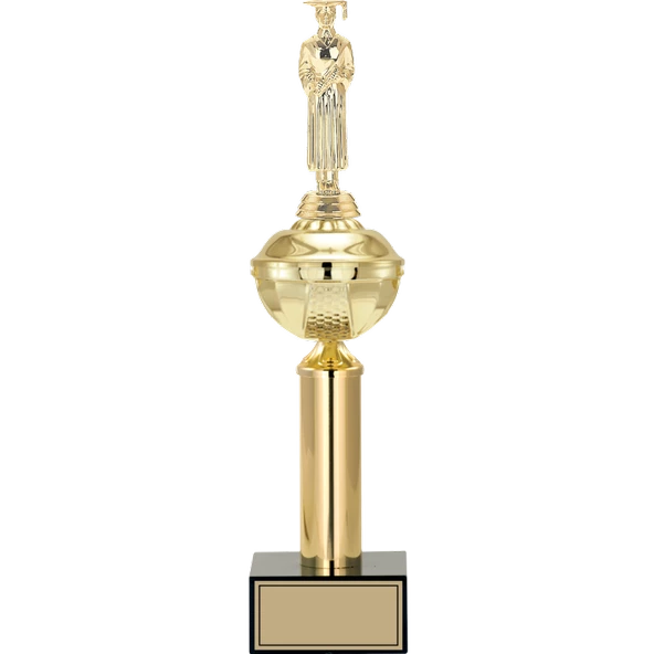 ODAK KUPA - Figürlü Kupalar - Mezuniyet Erkek Figürlü Kupalar FG-047 B - 41 cm ürün görseli 1