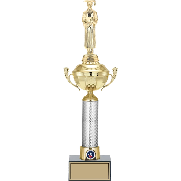 ODAK KUPA - Figürlü Kupalar - Mezuniyet Erkek Figürlü Kupalar FG-058 A - 46 cm ürün görseli 1