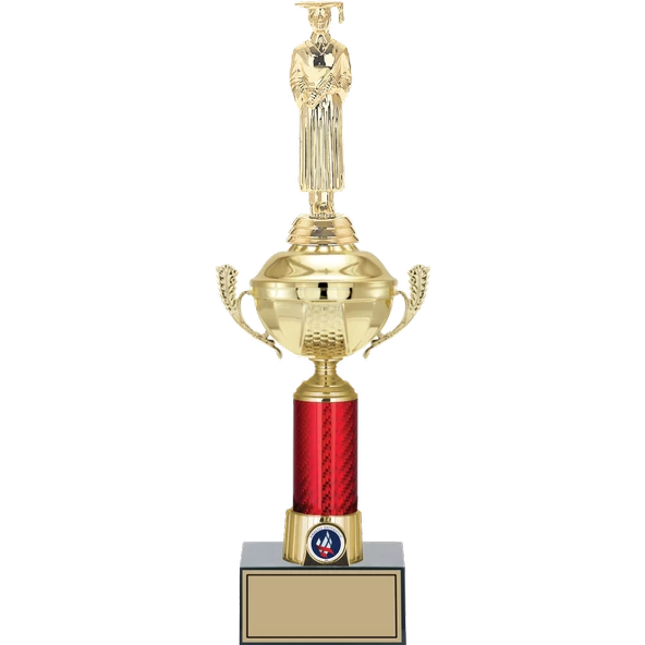 ODAK KUPA - Figürlü Kupalar - Mezuniyet Erkek Figürlü Kupalar FG-054 C - 41 cm ürün görseli 1