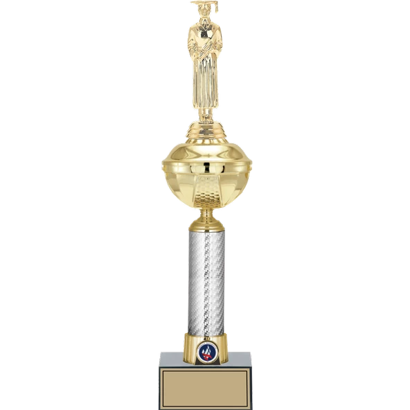 ODAK KUPA - Figürlü Kupalar - Mezuniyet Erkek Figürlü Kupalar FG-057 A - 46 cm ürün görseli 1