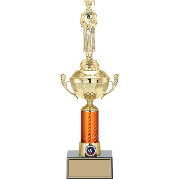 ODAK KUPA - Figürlü Kupalar - Mezuniyet Erkek Figürlü Kupalar FG-056 C - 41 cm ürün görseli 1