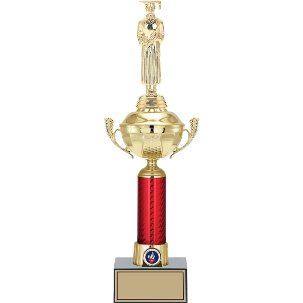 ODAK KUPA - Figürlü Kupalar - Mezuniyet Erkek Figürlü Kupalar FG-054 B - 43 cm ürün görseli 1