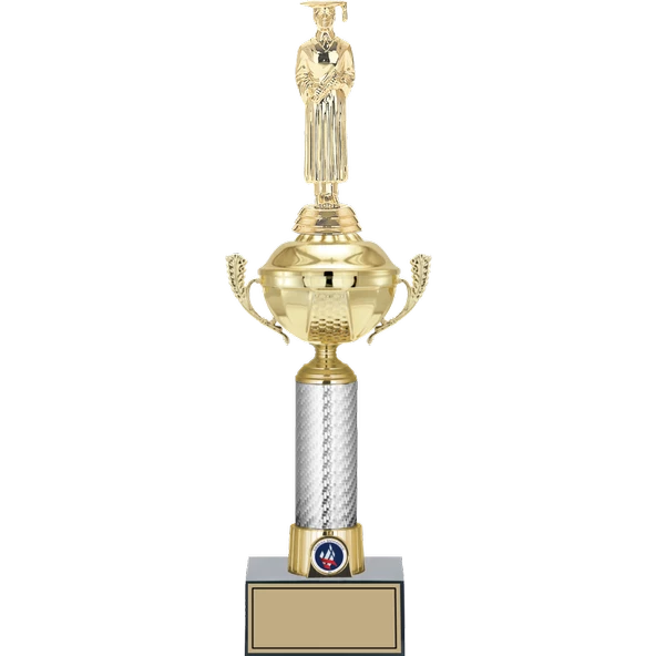ODAK KUPA - Figürlü Kupalar - Mezuniyet Erkek Figürlü Kupalar FG-058 B - 43 cm ürün görseli 1