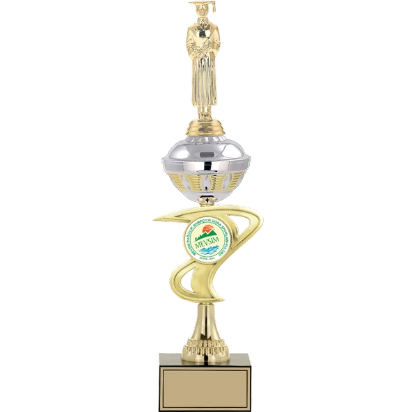 ODAK KUPA - Figürlü Kupalar - Mezuniyet Erkek Figürlü Kupalar FG-065 C - 44 cm ürün görseli 1