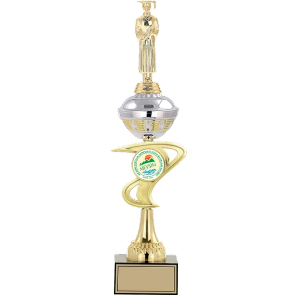 ODAK KUPA - Figürlü Kupalar - Mezuniyet Erkek Figürlü Kupalar FG-065 B - 46 cm ürün görseli 1