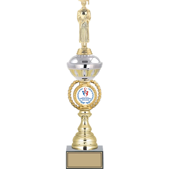 ODAK KUPA - Figürlü Kupalar - Mezuniyet Erkek Figürlü Kupalar FG-066 C - 45 cm ürün görseli 1