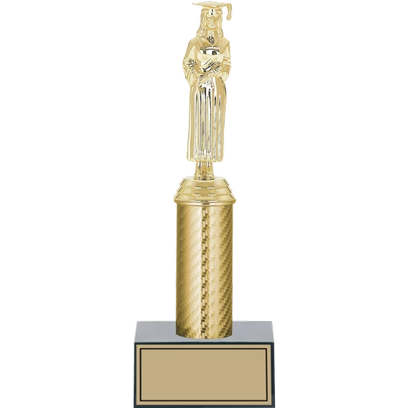 ODAK KUPA - Figürlü Kupalar - Mezuniyet Kadın Figürlü Kupalar FG-007 B - 28 cm ürün görseli 1