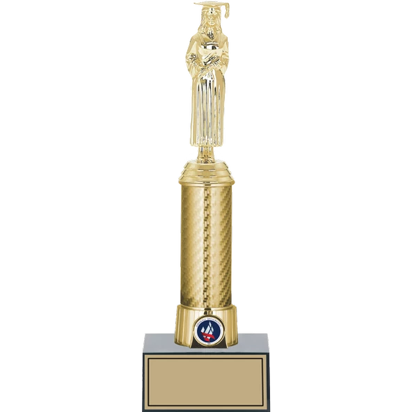 ODAK KUPA - Figürlü Kupalar - Mezuniyet Kadın Figürlü Kupalar FG-008 B - 32 cm ürün görseli 1