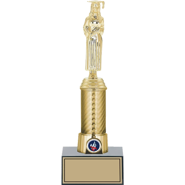 ODAK KUPA - Figürlü Kupalar - Mezuniyet Kadın Figürlü Kupalar FG-008 C - 29 cm ürün görseli 1
