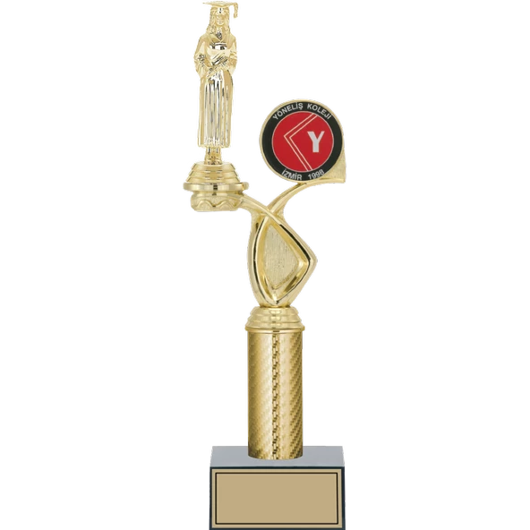 ODAK KUPA - Figürlü Kupalar - Mezuniyet Kadın Figürlü Kupalar FG-015 B - 37 cm ürün görseli 1