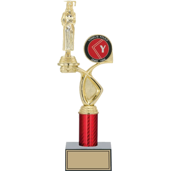 ODAK KUPA - Figürlü Kupalar - Mezuniyet Kadın Figürlü Kupalar FG-016 C - 35 cm ürün görseli 1
