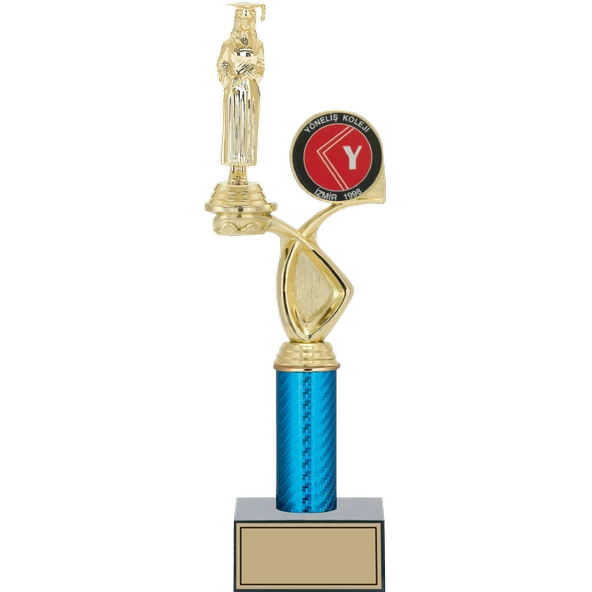 ODAK KUPA - Figürlü Kupalar - Mezuniyet Kadın Figürlü Kupalar FG-017 B - 37 cm ürün görseli 1