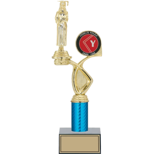 ODAK KUPA - Figürlü Kupalar - Mezuniyet Kadın Figürlü Kupalar FG-017 C - 35 cm ürün görseli 1