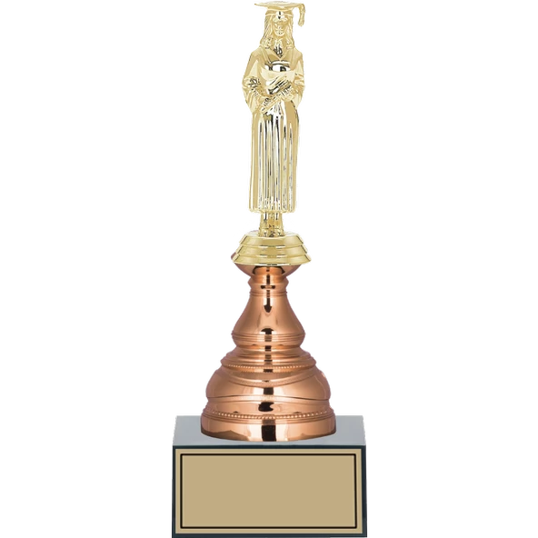 ODAK KUPA - Figürlü Kupalar - Mezuniyet Kadın Figürlü Kupalar FG-024 C - 29 cm ürün görseli 1