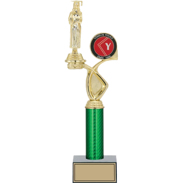 ODAK KUPA - Figürlü Kupalar - Mezuniyet Kadın Figürlü Kupalar FG-018 A - 40 cm ürün görseli 1