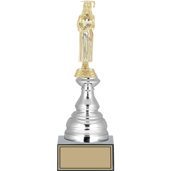ODAK KUPA - Figürlü Kupalar - Mezuniyet Kadın Figürlü Kupalar FG-024 B - 31 cm ürün görseli 1