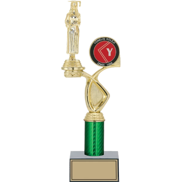 ODAK KUPA - Figürlü Kupalar - Mezuniyet Kadın Figürlü Kupalar FG-018 C - 35 cm ürün görseli 1
