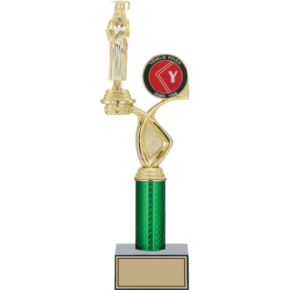 ODAK KUPA - Figürlü Kupalar - Mezuniyet Kadın Figürlü Kupalar FG-018 B - 37 cm ürün görseli 1