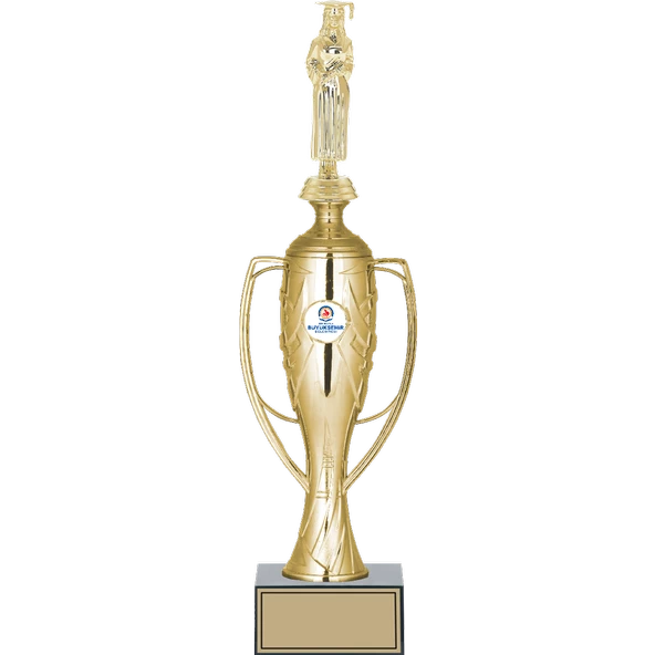 ODAK KUPA - Figürlü Kupalar - Mezuniyet Kadın Figürlü Kupalar FG-026 B - 42 cm ürün görseli 1