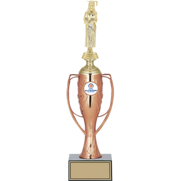 ODAK KUPA - Figürlü Kupalar - Mezuniyet Kadın Figürlü Kupalar FG-025 C - 38 cm ürün görseli 1