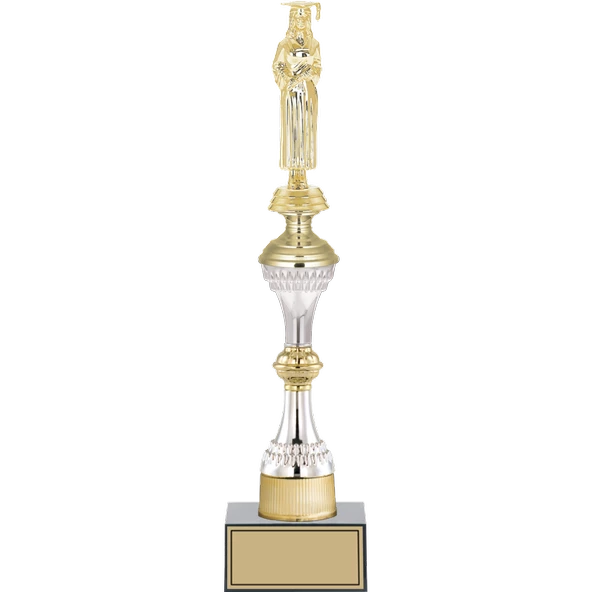 ODAK KUPA - Figürlü Kupalar - Mezuniyet Kadın Figürlü Kupalar FG-032 C - 40 cm ürün görseli 1