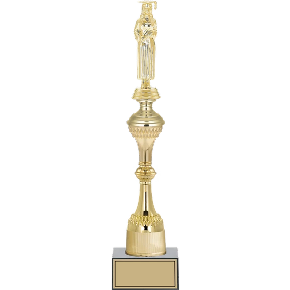 ODAK KUPA - Figürlü Kupalar - Mezuniyet Kadın Figürlü Kupalar FG-031 B - 43 cm ürün görseli 1