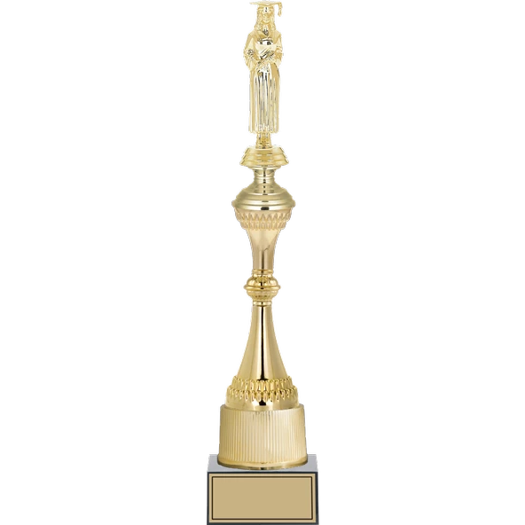 ODAK KUPA - Figürlü Kupalar - Mezuniyet Kadın Figürlü Kupalar FG-031 A - 46 cm ürün görseli 1