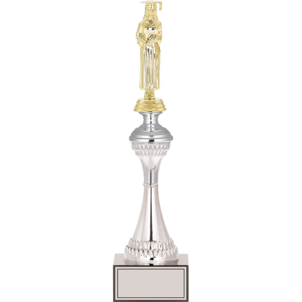 ODAK KUPA - Figürlü Kupalar - Mezuniyet Kadın Figürlü Kupalar FG-030 A - 37 cm ürün görseli 1