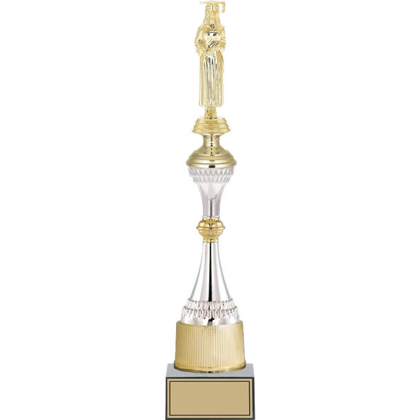 ODAK KUPA - Figürlü Kupalar - Mezuniyet Kadın Figürlü Kupalar FG-032 A - 46 cm ürün görseli 1