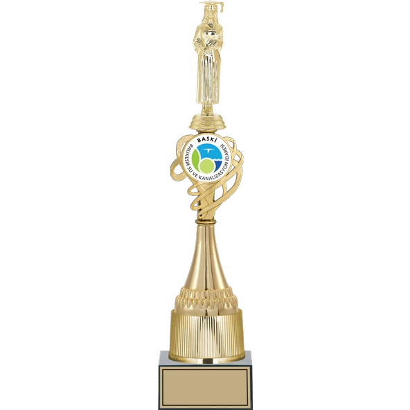 ODAK KUPA - Figürlü Kupalar - Mezuniyet Kadın Figürlü Kupalar FG-036 A - 43 cm ürün görseli 1