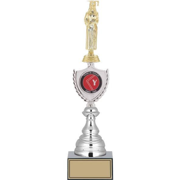 ODAK KUPA - Figürlü Kupalar - Mezuniyet Kadın Figürlü Kupalar FG-035 C - 39 cm ürün görseli 1