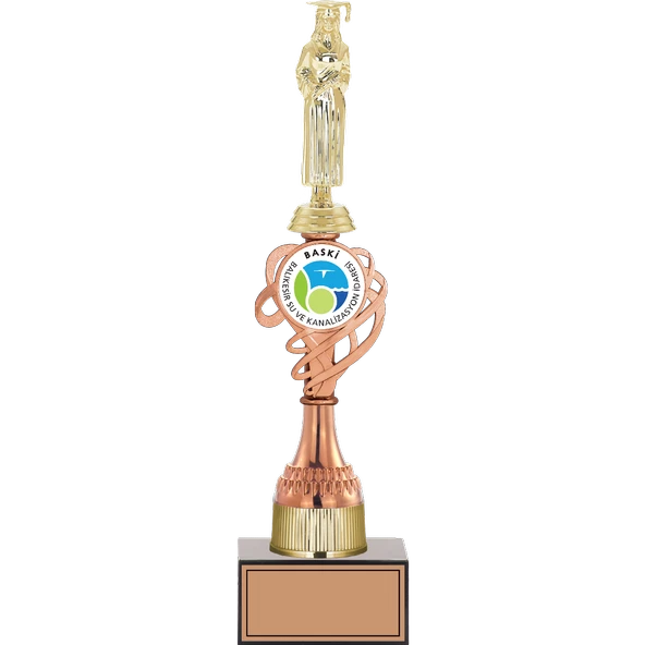 ODAK KUPA - Figürlü Kupalar - Mezuniyet Kadın Figürlü Kupalar FG-036 C - 37 cm ürün görseli 1