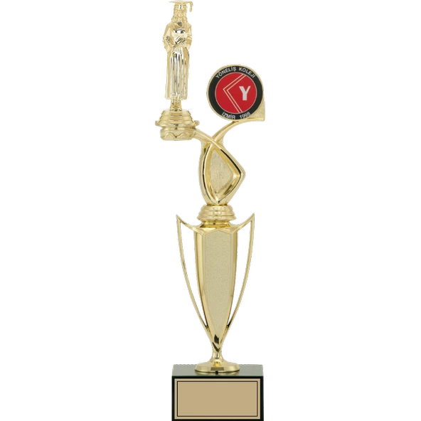 ODAK KUPA - Figürlü Kupalar - Mezuniyet Kadın Figürlü Kupalar FG-043 A - 44 cm ürün görseli 1
