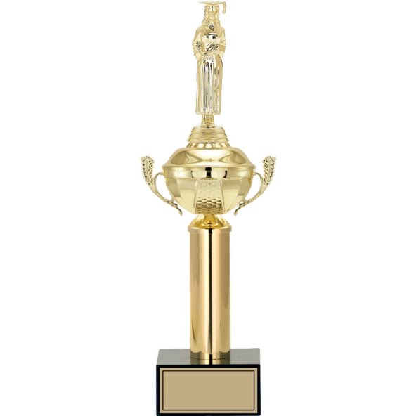ODAK KUPA - Figürlü Kupalar - Mezuniyet Kadın Figürlü Kupalar FG-048 B - 41 cm ürün görseli 1